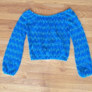 Cheryl Creations Crochet off the Shoulder Top